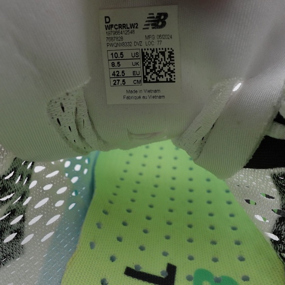 NEW New Balance FuelCell SuperComp Pacer v2 Shoes WFCRRLW2 White/Cyber Jade - Picture 2 of 6